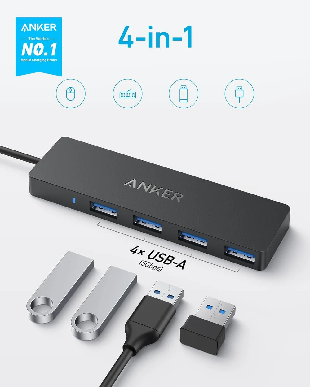 Anker A8309 USB-C Data Hub 4-in-1 5Gbps