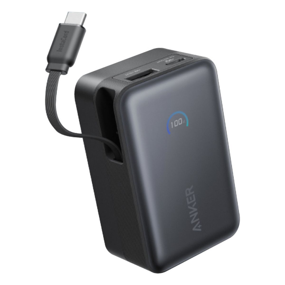 Anker A1638 Nano 10K 45W Power Bank with Retractable Cable