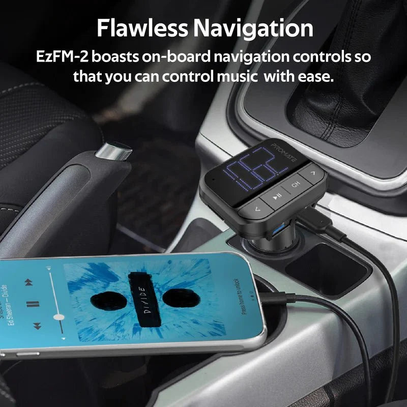 Promate ezFM-2 Wireless Media FM Transmitter