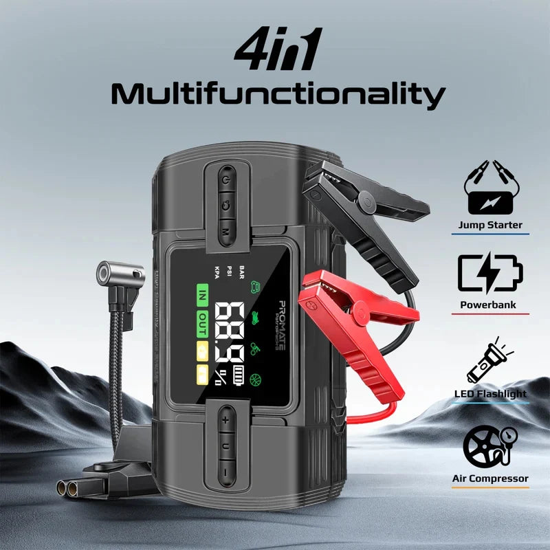 Promate PatrolPack-3 Multi-Function Emergency Jump Starter