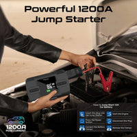 Promate PatrolPack-Ultra 4-in-1 Emergency Jump Starter