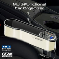 Promate CarMate-RPD Multi-Functional 65W Retractable Car Charging Station