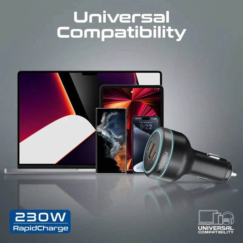 Promate PowerDrive-230 Heavy-Duty Car Power Inverter