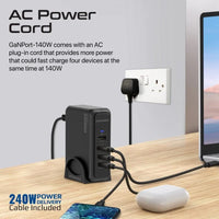 Promate GearHub-120W High-Output Desktop Charging Station