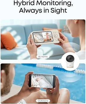 eufy Security Baby Monitor C10 2K Wi-Fi Add-On Camera White