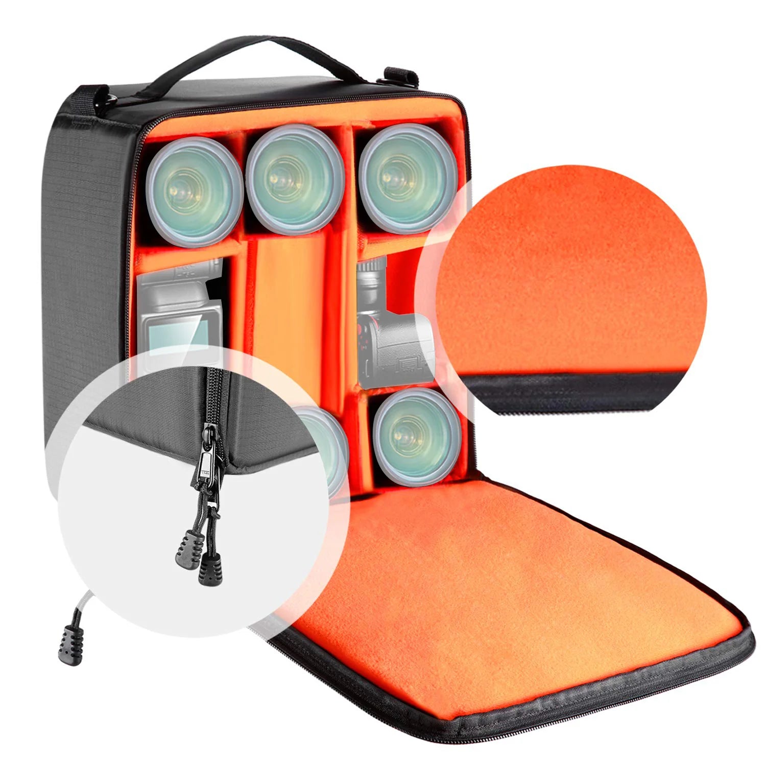 Neewer NB-PT Soft Padded Camera Equipment Carrying Case