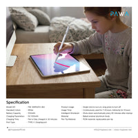Pawa Stark Smart Pencil with Palm Rejection — White