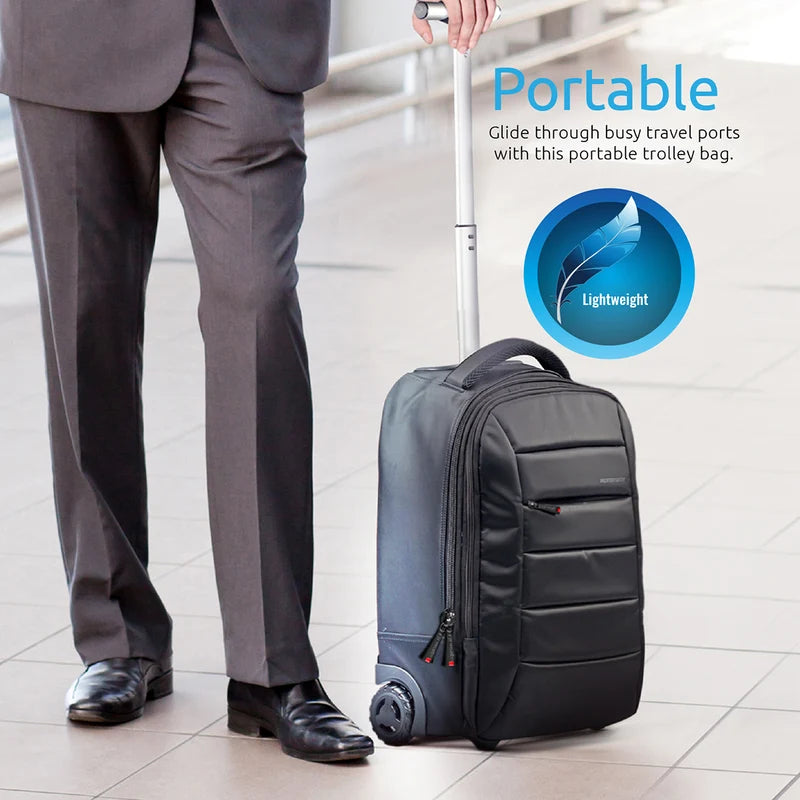 Promate BizPak TR Heavy Duty Laptop Trolley Bag