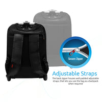 Promate BizPak TR Heavy Duty Laptop Trolley Bag