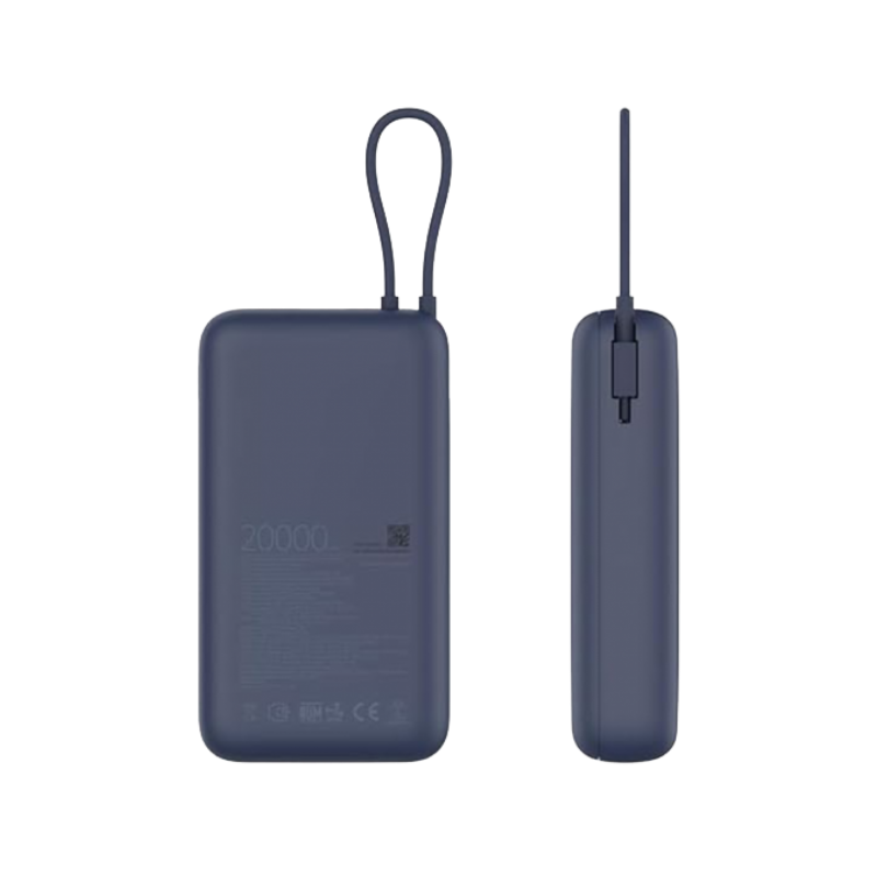Xiaomi 33W Power Bank 20000mAh With Integrated Cable