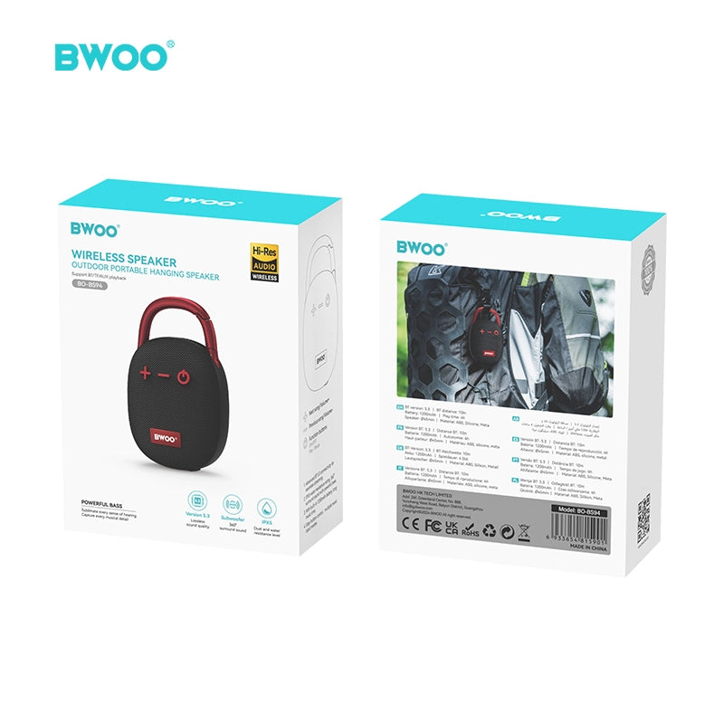 BWOO BS94 5W Portable Hanging Bluetooth Speaker