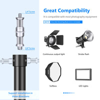Neewer 130cm Wall Mounting Triangle Boom Arm
