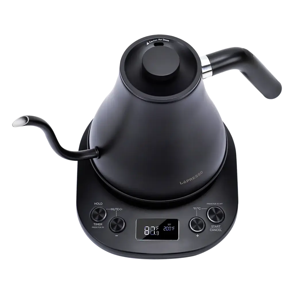 Lepresso Electric Pour-Over Kettle Black