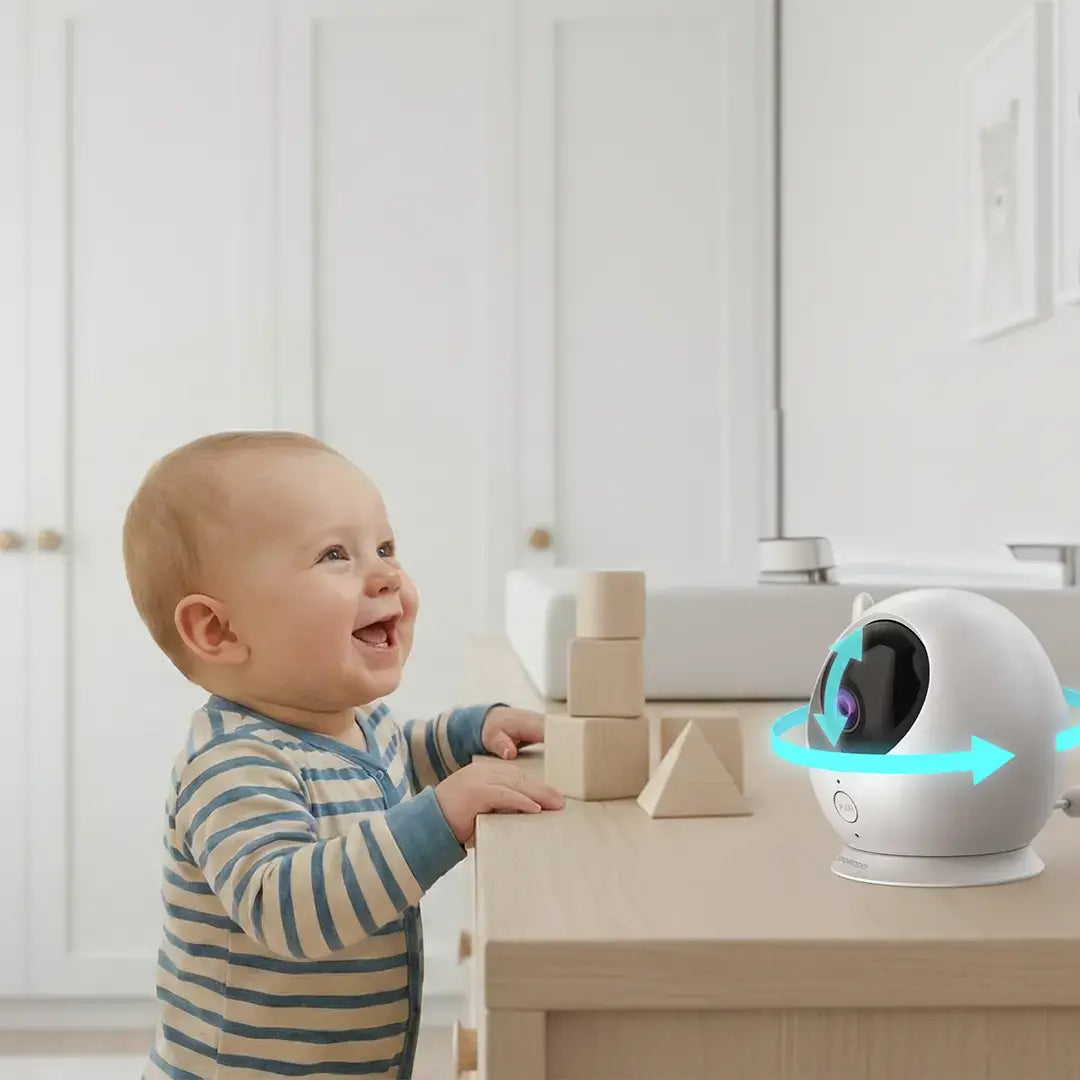 Porodo Lifestyle LUMI Baby Smart Monitor Camera and Display Screen