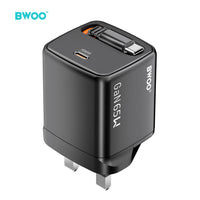 BWOO PD 20W + QC 18W Dual Port Charging Kit with 65W Type-C Cable