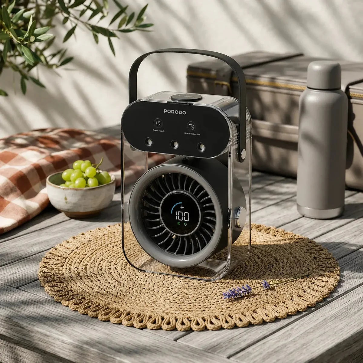 Porodo Lifestyle Chillo Aqua Portable Mist Fan