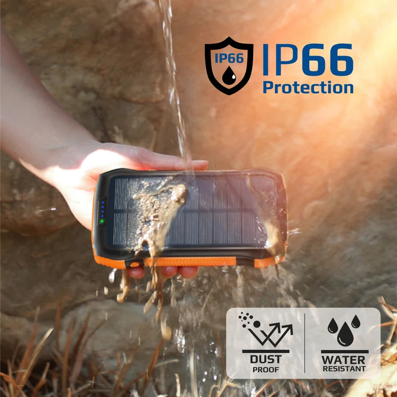 Promate SolarTank 20000mAh EcoLight Solar Power Bank