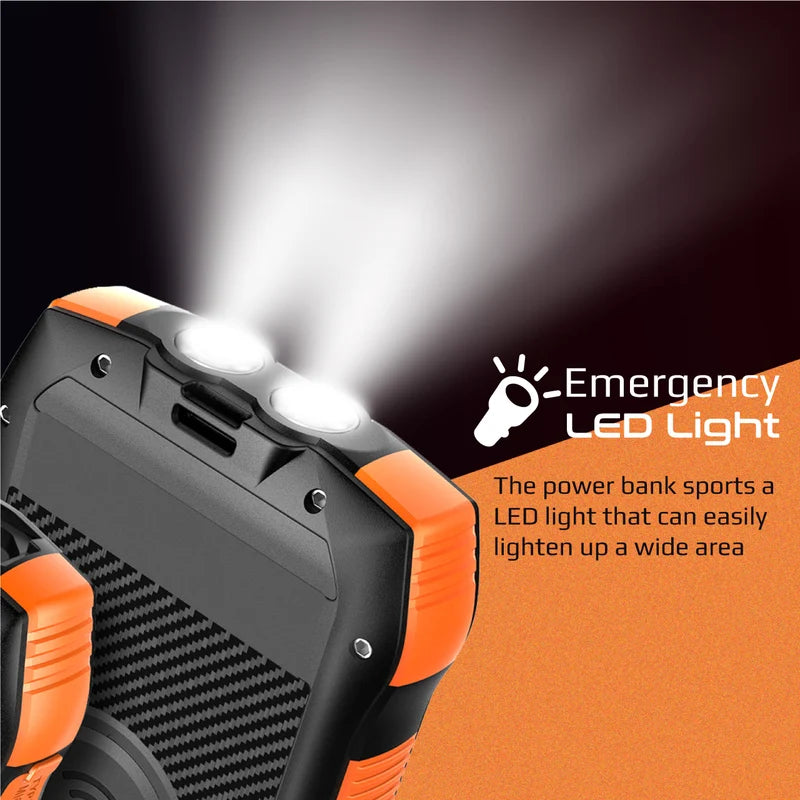 Promate SolarTank 20000mAh EcoLight Solar Power Bank