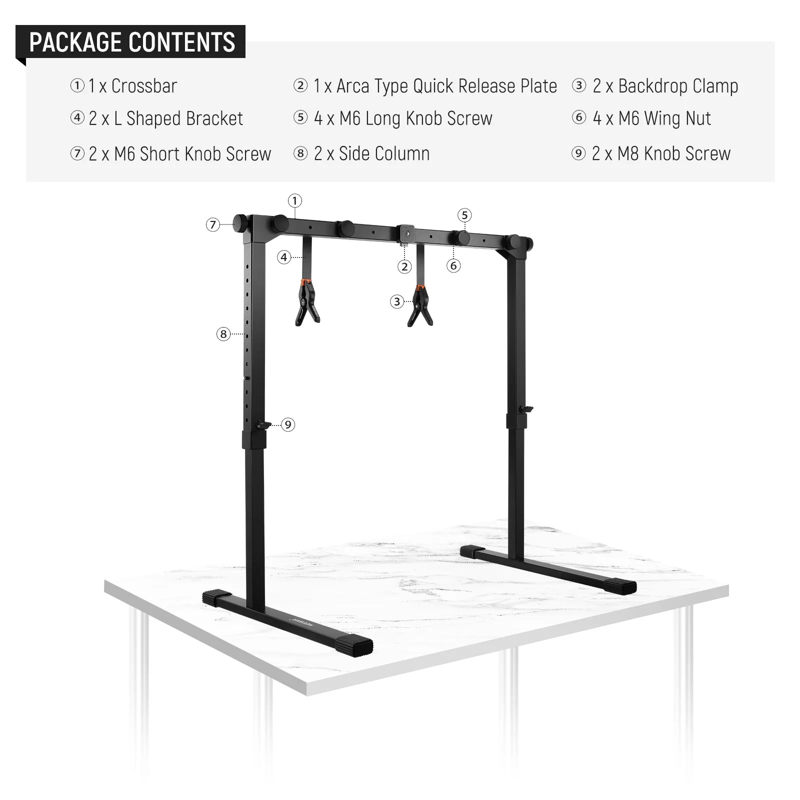 Neewer ST200 Overhead Table Top Mount Stand