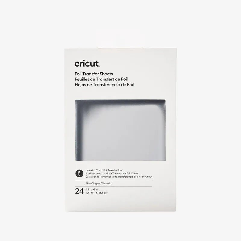 Cricut Foil Transfer Sheets 24ct – Gold, Rose Gold, Silver (10 x 15 cm) - Techty
