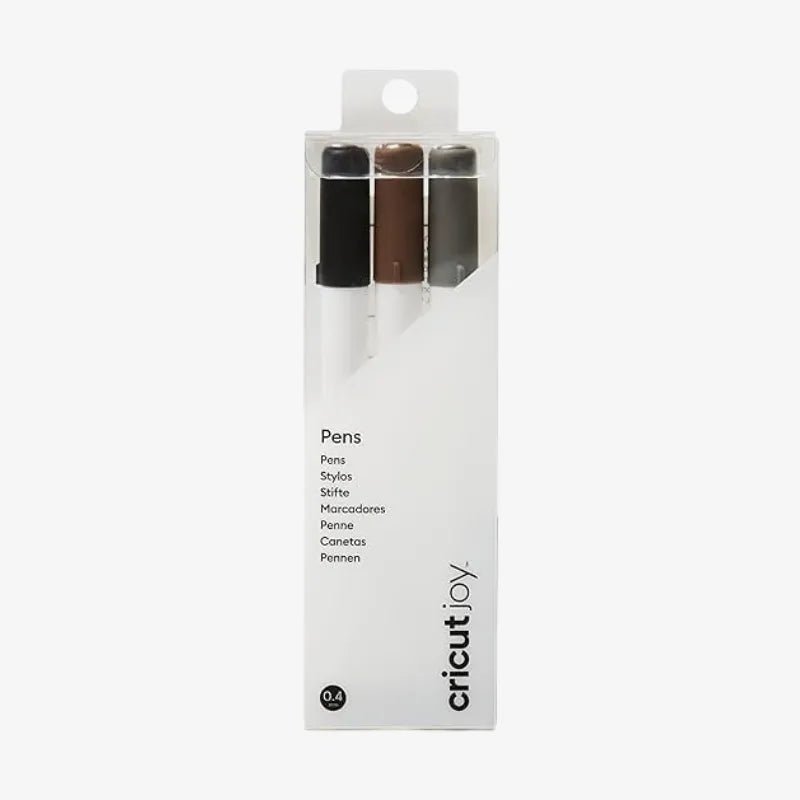 Cricut Joy™ Fine Point Pens 0.4 – Black, Brown, Grey (3 Count) - Techty