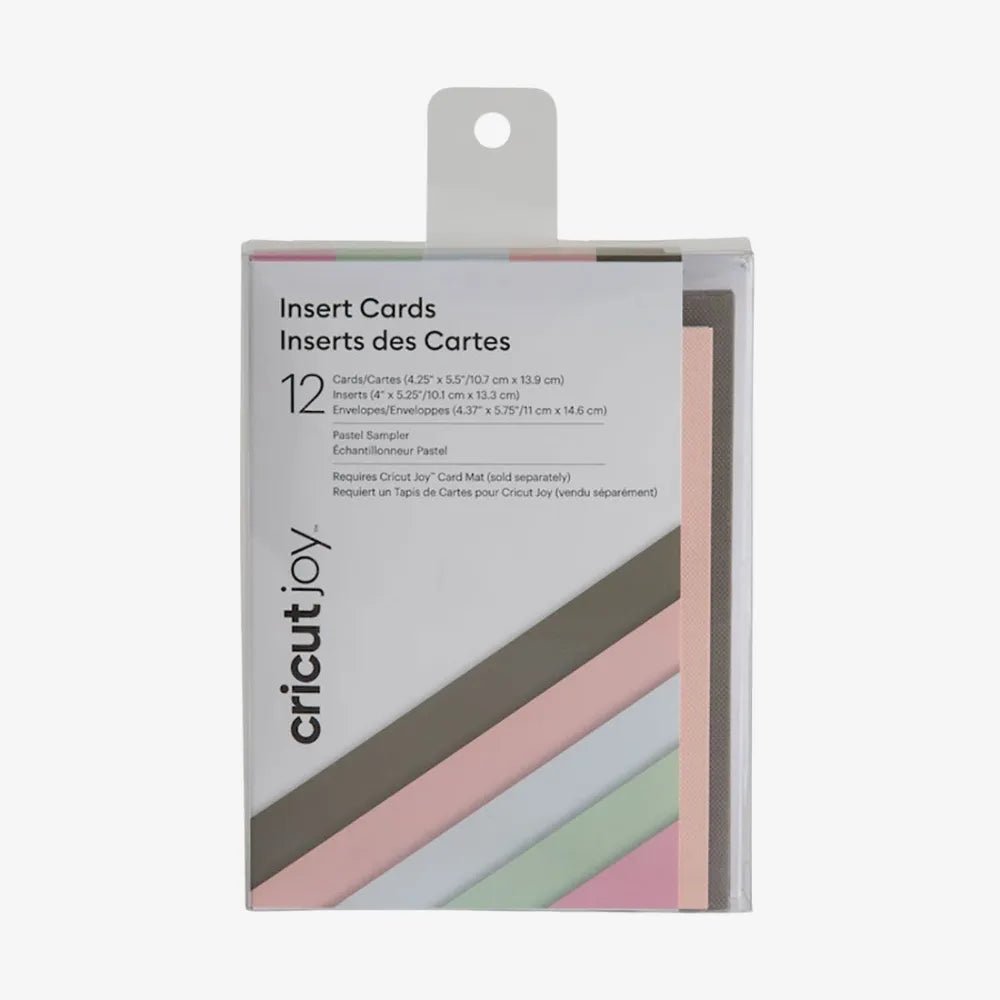 Cricut Joy™ Insert Cards – Pastel Sampler (12 Pack) - Techty