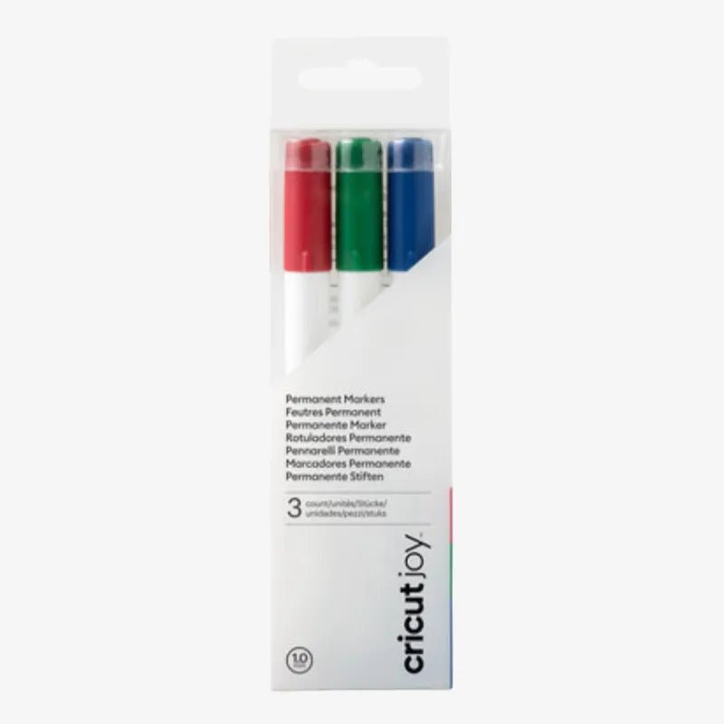 Cricut Joy™ Permanent Metallic Markers 1.0 mm – Red/Green/Blue (3 ct) - Techty