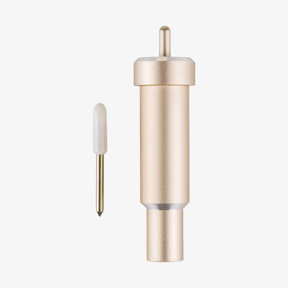 Cricut Premium Fine - Point Blade + Housing, Gold - Techty
