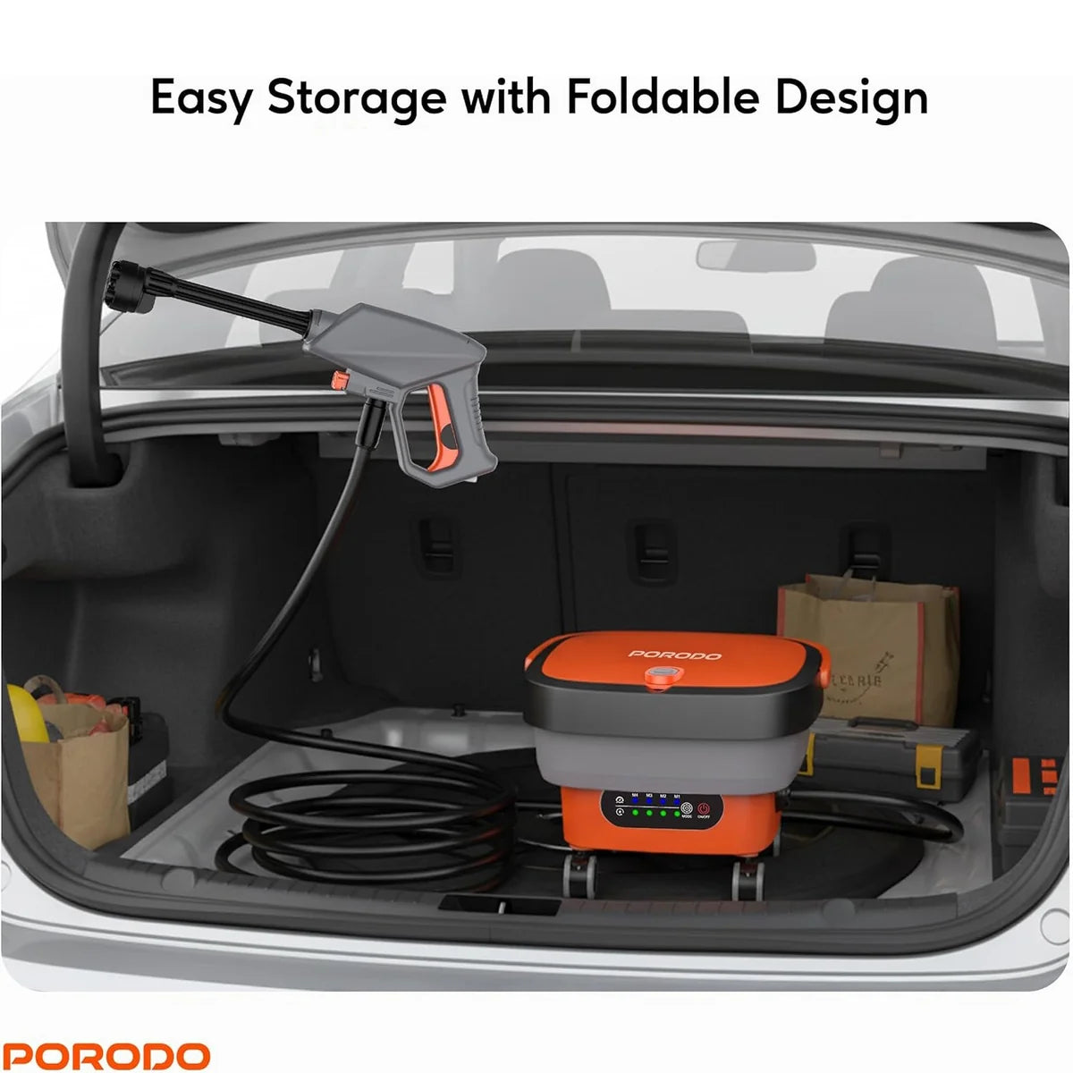 Porodo Aquaspray Multifunctional Pressure Washer