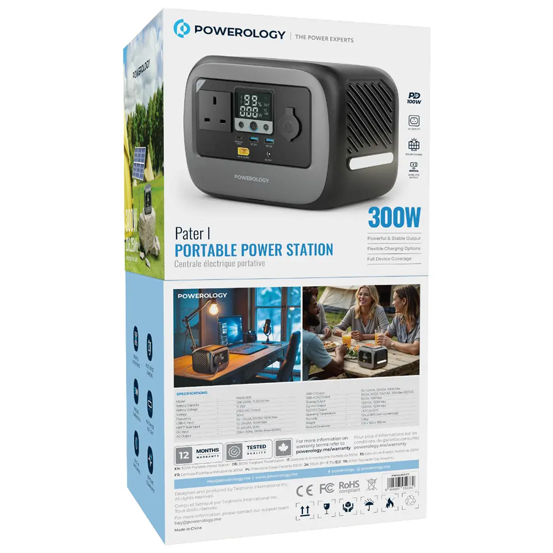 Powerology Pater Series Portable Power Station