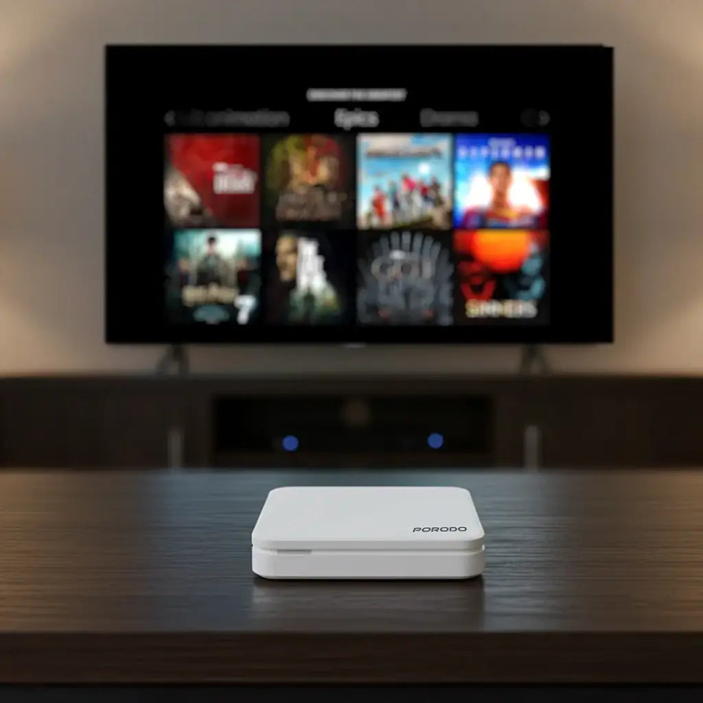 Porodo Echobox 4K Ultra HD Android TV Box