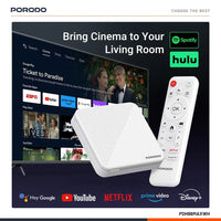 Porodo Echobox 4K Ultra HD Android TV Box