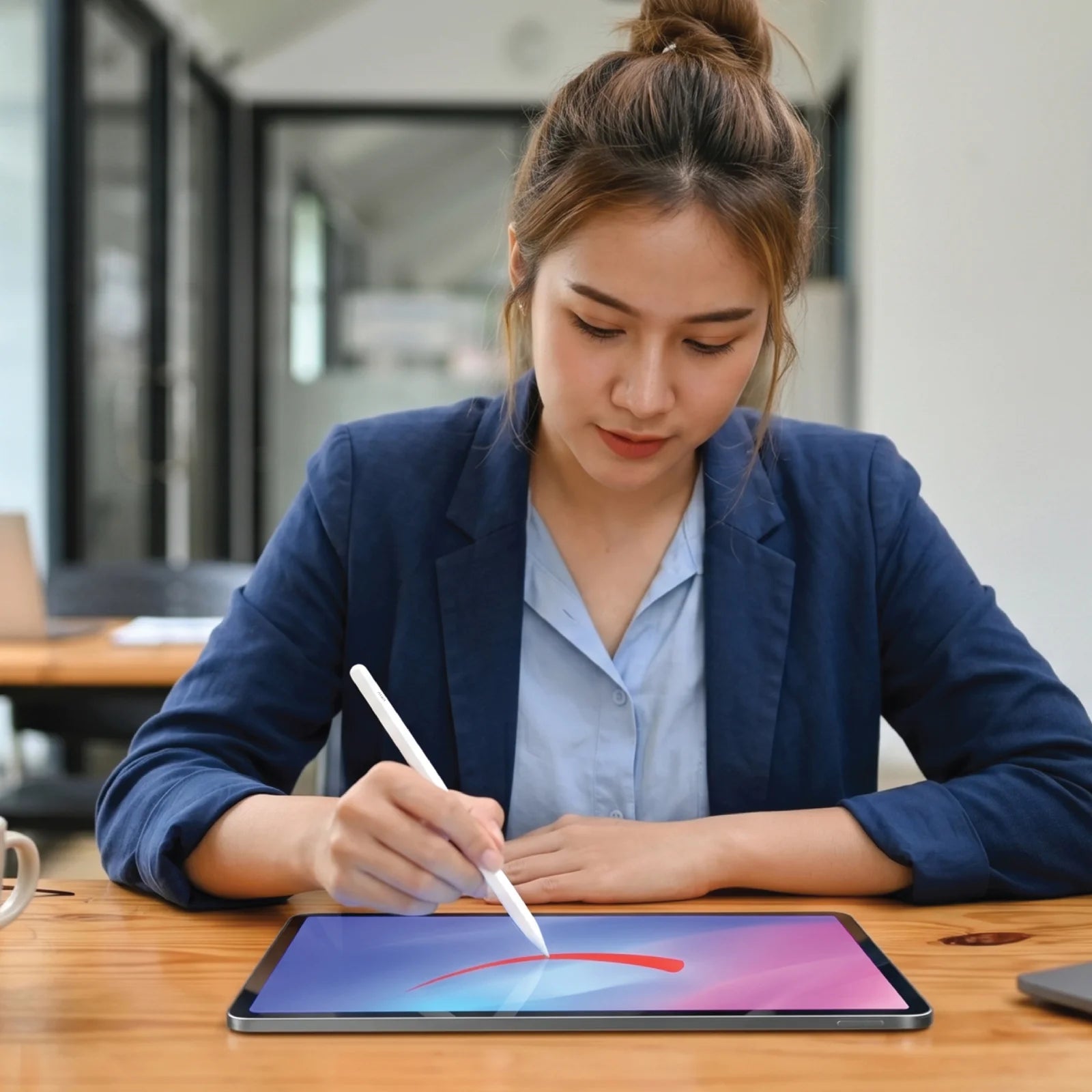 Pawa Nura Smart Pencil with Palm Rejection — White