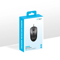 Pawa PW-MWN2TC15 Wired Optical Mouse - Black