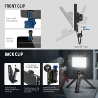 Neewer VL67C App RGB LED Video Light Kit with Phone Clip