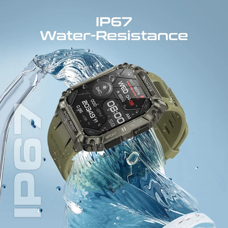 Promate xWatch-S19 Tough-Built Fitness Tracker Smartwatch