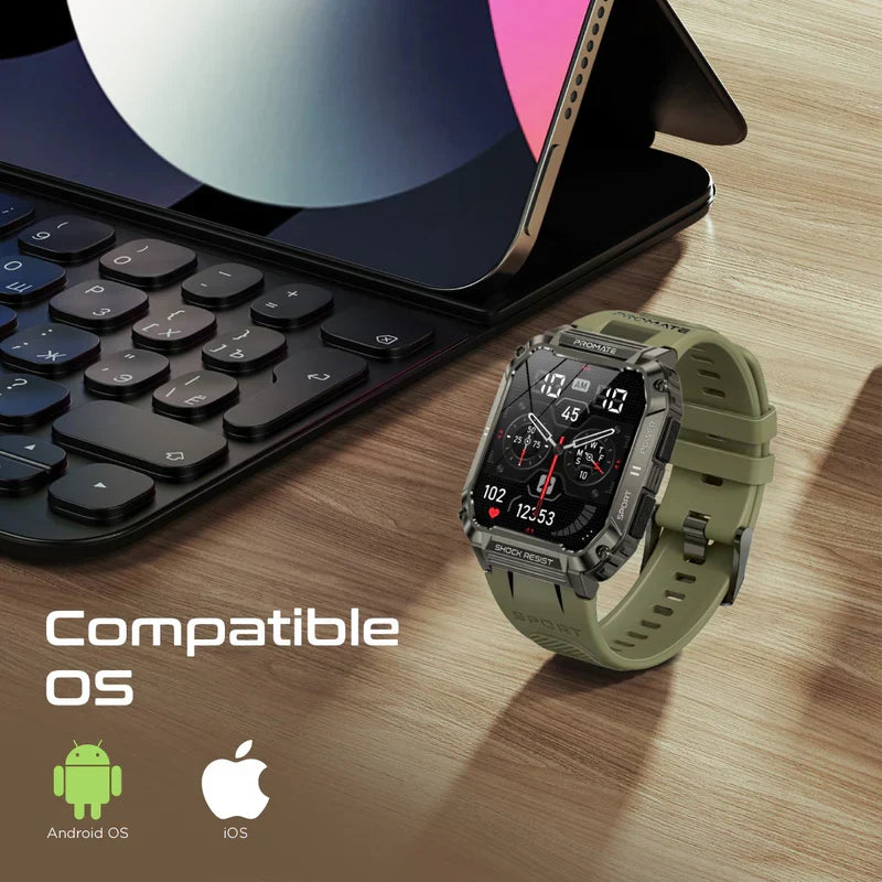 Promate xWatch-S19 Tough-Built Fitness Tracker Smartwatch