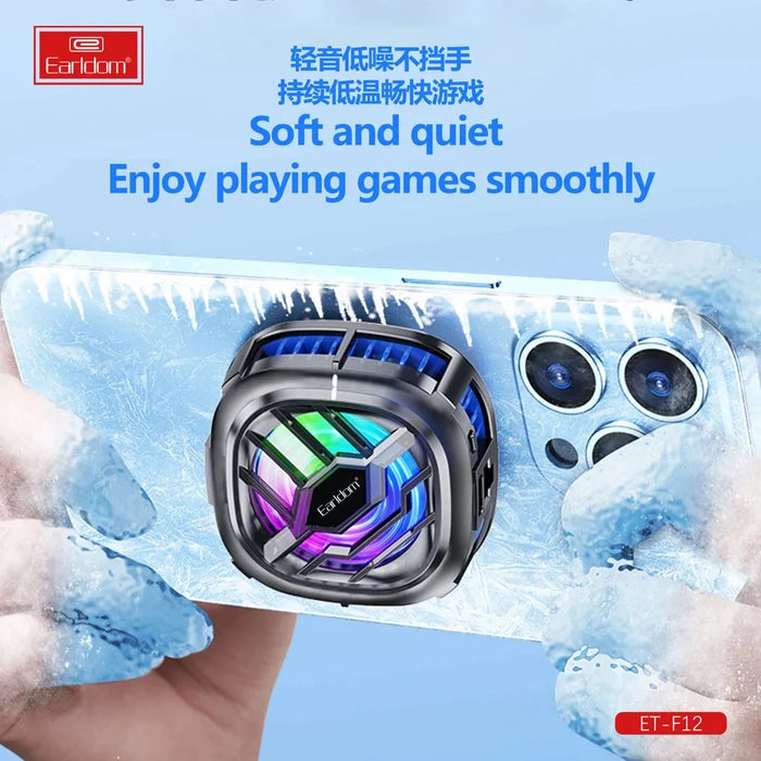 Earldom F12 RGB Gaming Smartphone Cooling Fan