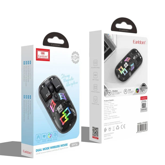 Earldom KM16 RGB Wireless Mouse 1600 DPI