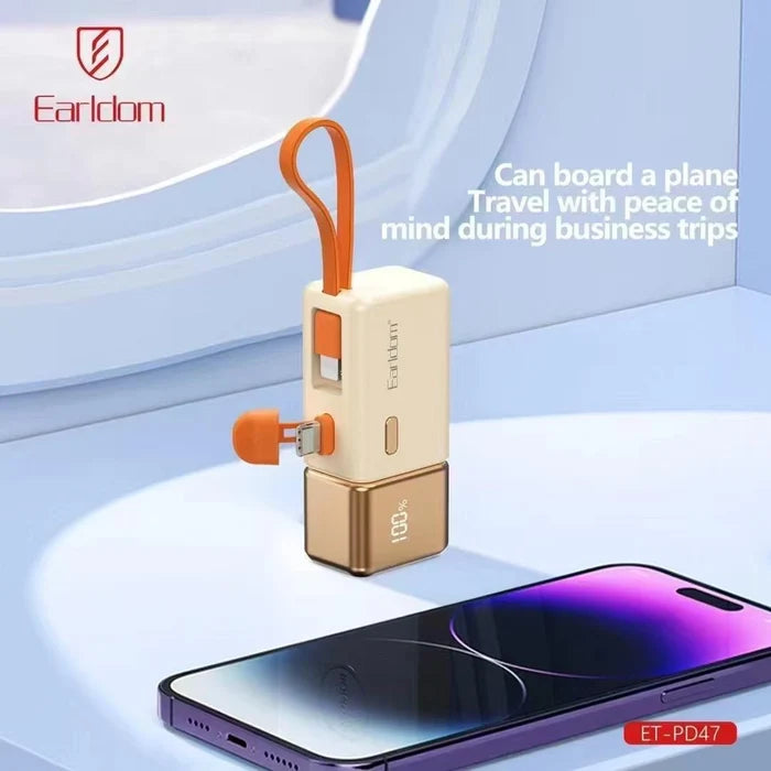 Earldom PD47 2-in-1 Mini Power Bank 5000mAh