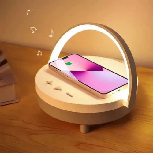 Earldom WC28 15W Wireless Charging Music Lamp Bluetooth 5.0