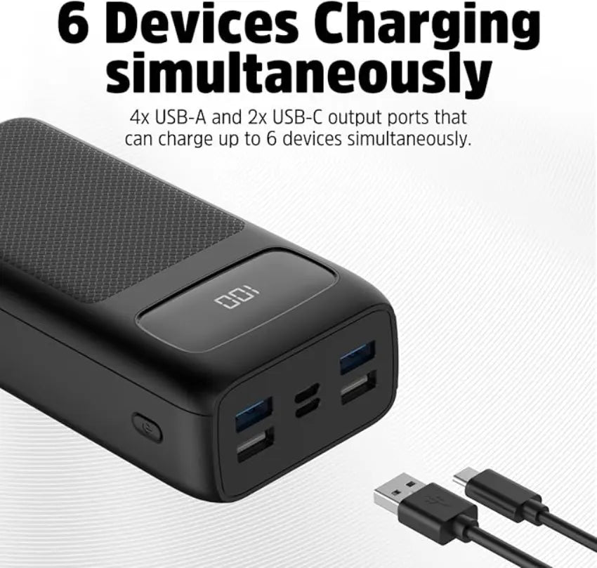 Energizer 30,000mAh 30W Power Bank – 6 Outputs - Techty