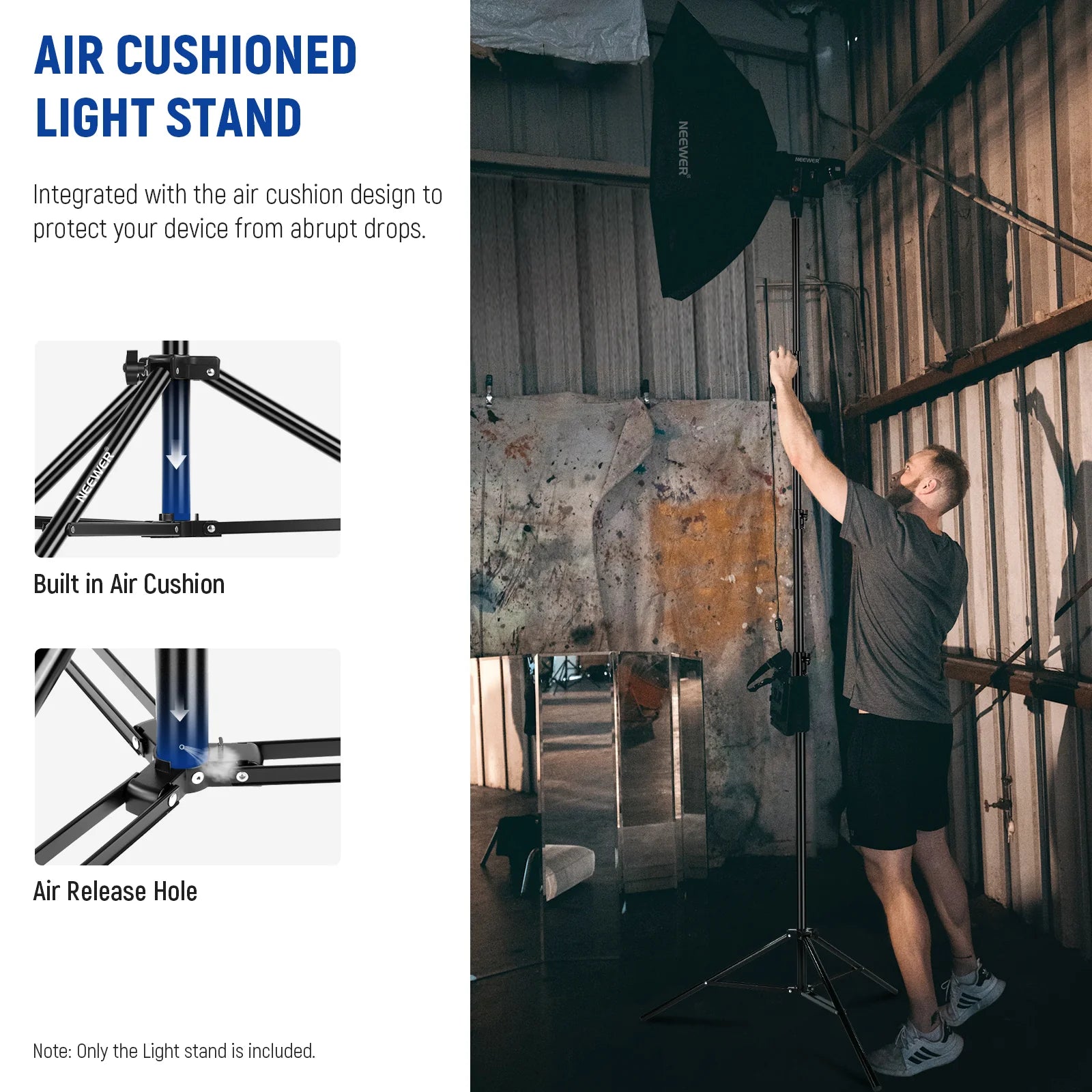 Neewer ST-400AC Air Cushioned Light Stand