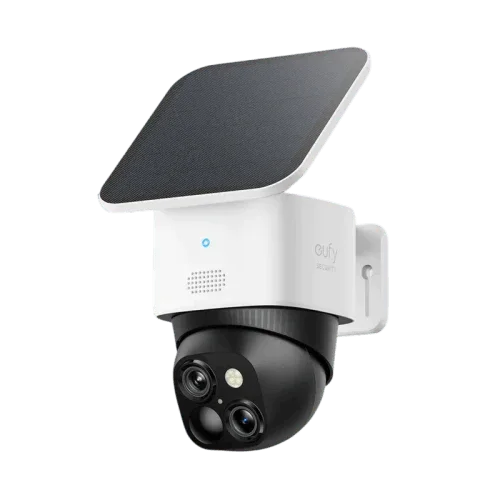 Eufy SoloCam S340 Outdoor Camera with Solar Panel- Black+White