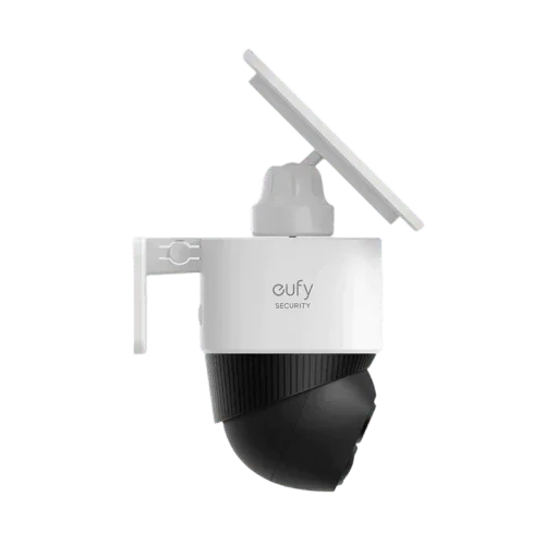 Eufy SoloCam S340 Outdoor Camera with Solar Panel- Black+White