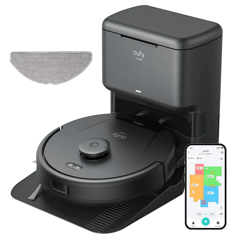 Eufy Robot Vacuum L60 Hybrid SES- Black