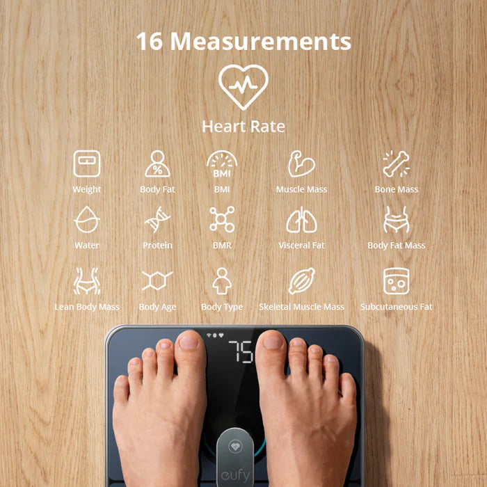 Eufy Smart Scale P2 Pro- Black, White