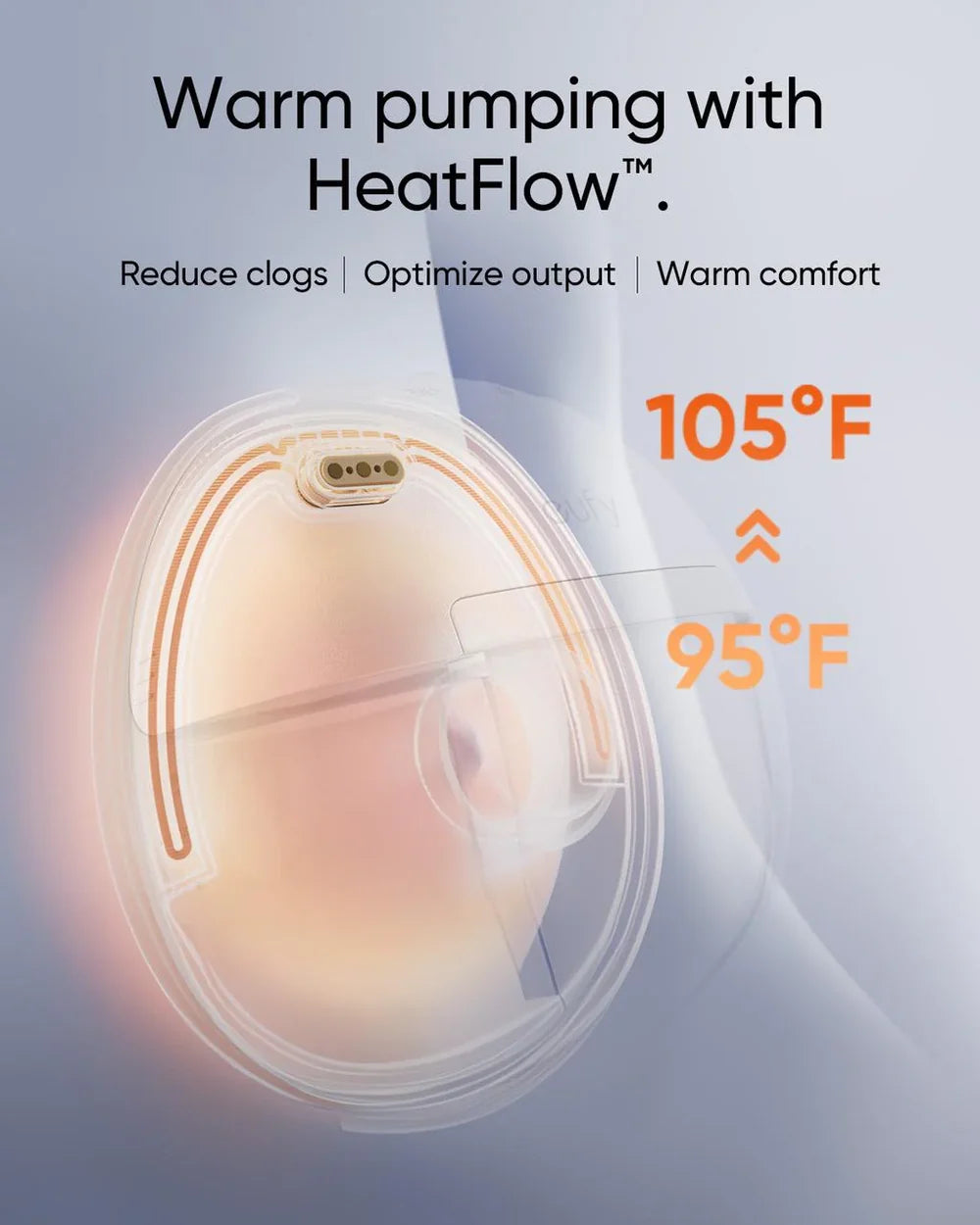 eufy S1 Pro Wearable Heated Breast Pump with Charging Case
