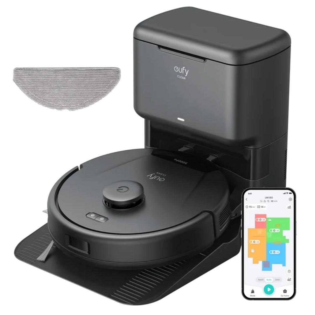 Eufy L60 Hybrid 5,000 Pa LiDAR Robot Vacuum & Mop