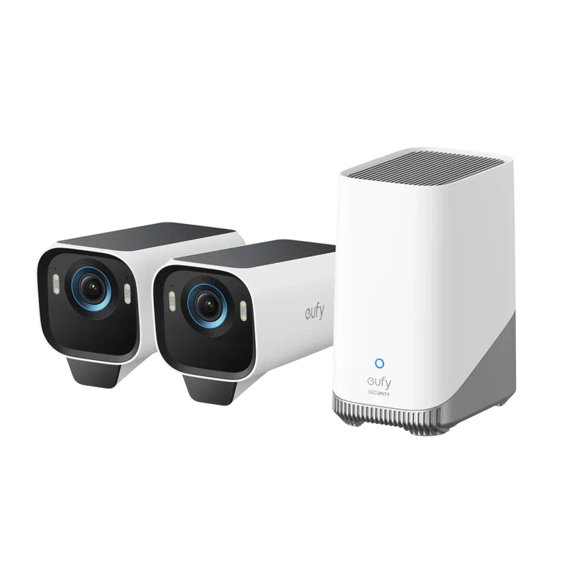 Eufy Cam S3 Pro 2-Cam Kit- White + Black